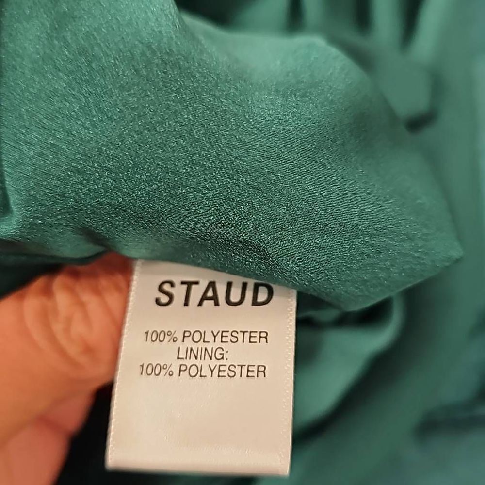 NWOT Staud Dome Taffeta Cut-Out Maxi Dress Size L - Picture 12 of 12